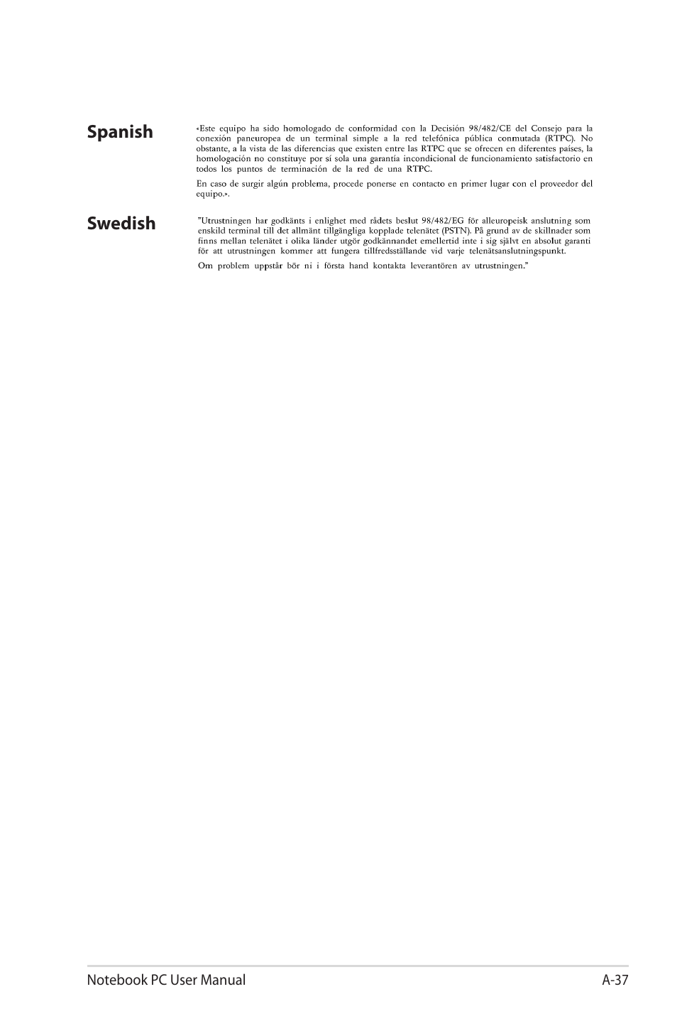 Asus E6934 User Manual | Page 113 / 118