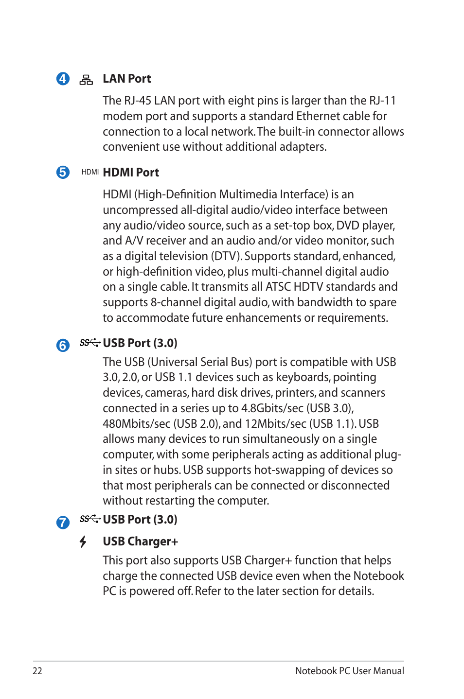 Asus E6934 User Manual | Page 22 / 118