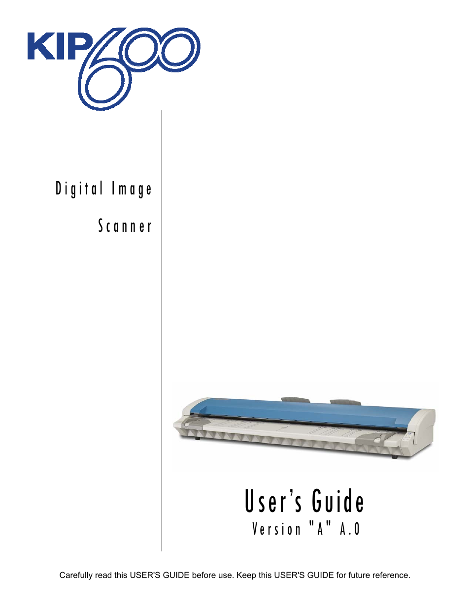 Konica Minolta KIP 600 Scanner User Manual | 151 pages