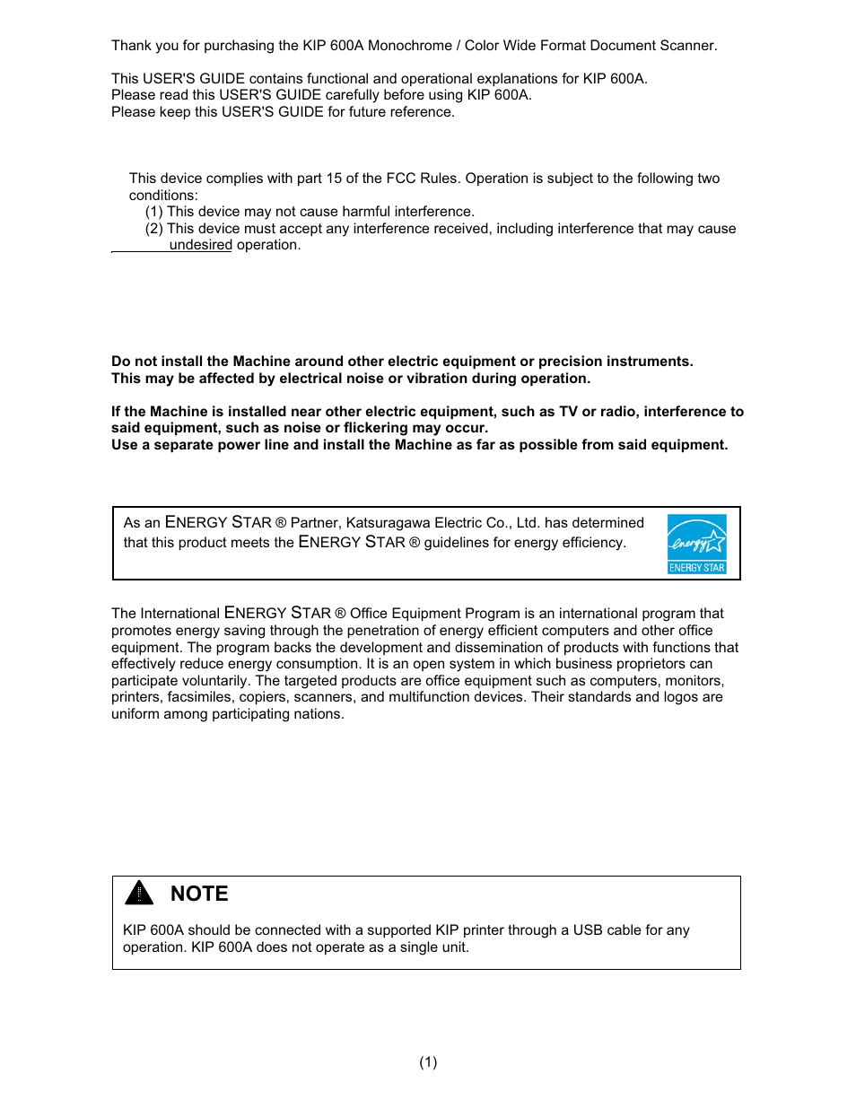 Konica Minolta KIP 600 Scanner User Manual | Page 2 / 151