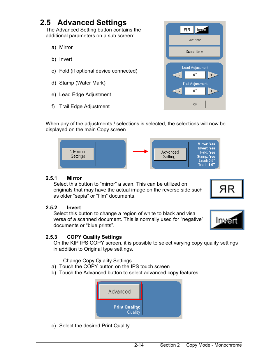 5 advanced settings | Konica Minolta KIP 600 Scanner User Manual | Page 52 / 151