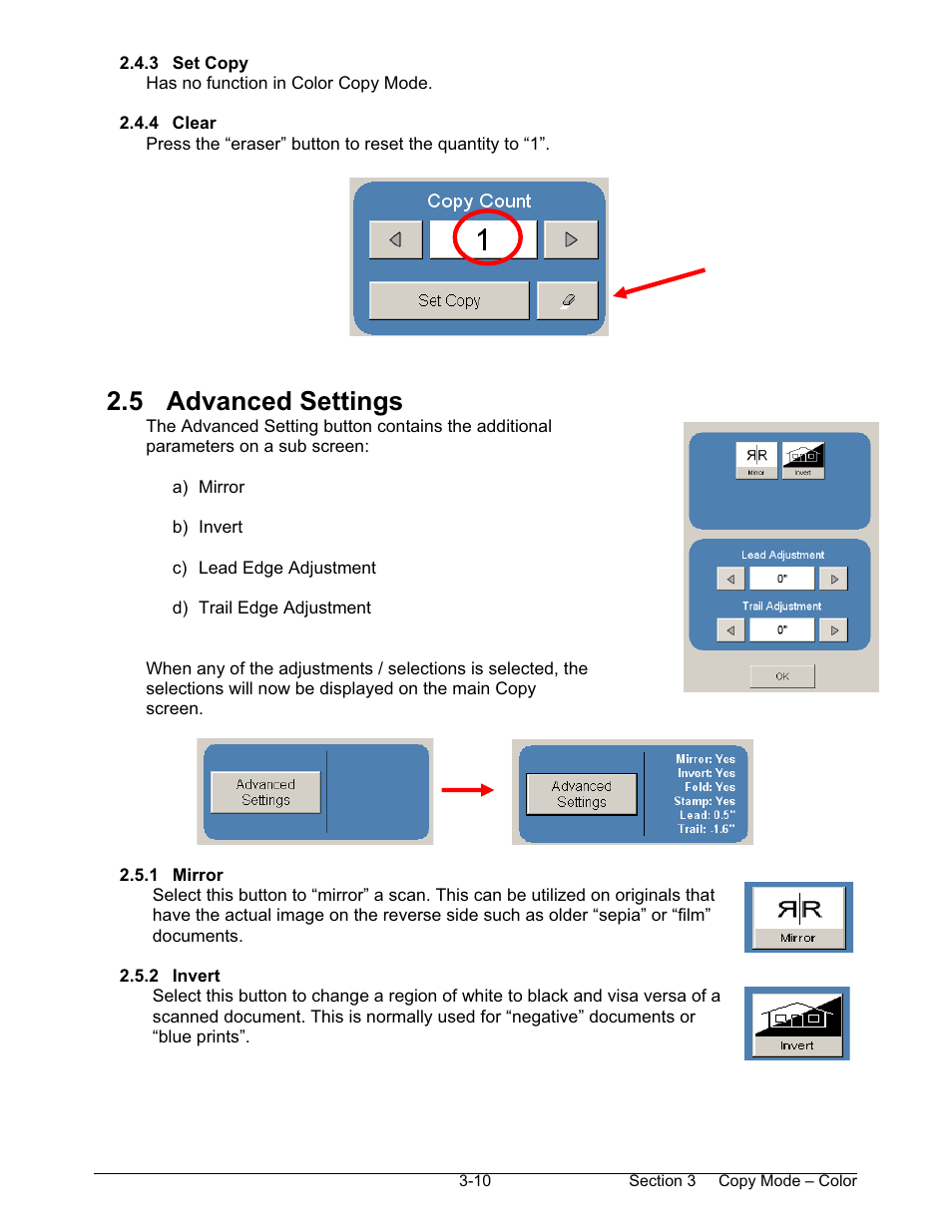 5 advanced settings | Konica Minolta KIP 600 Scanner User Manual | Page 77 / 151