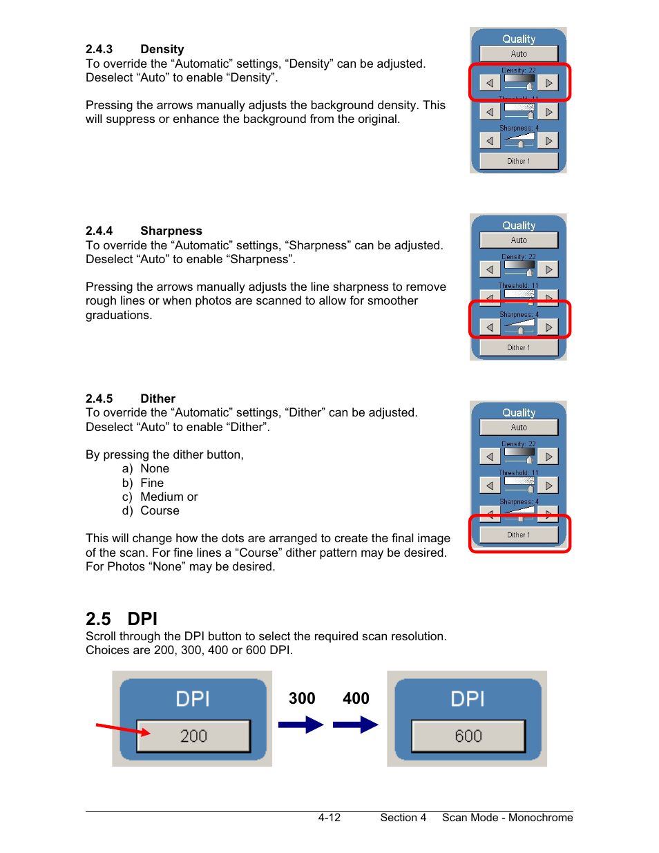 5 dpi | Konica Minolta KIP 600 Scanner User Manual | Page 97 / 151