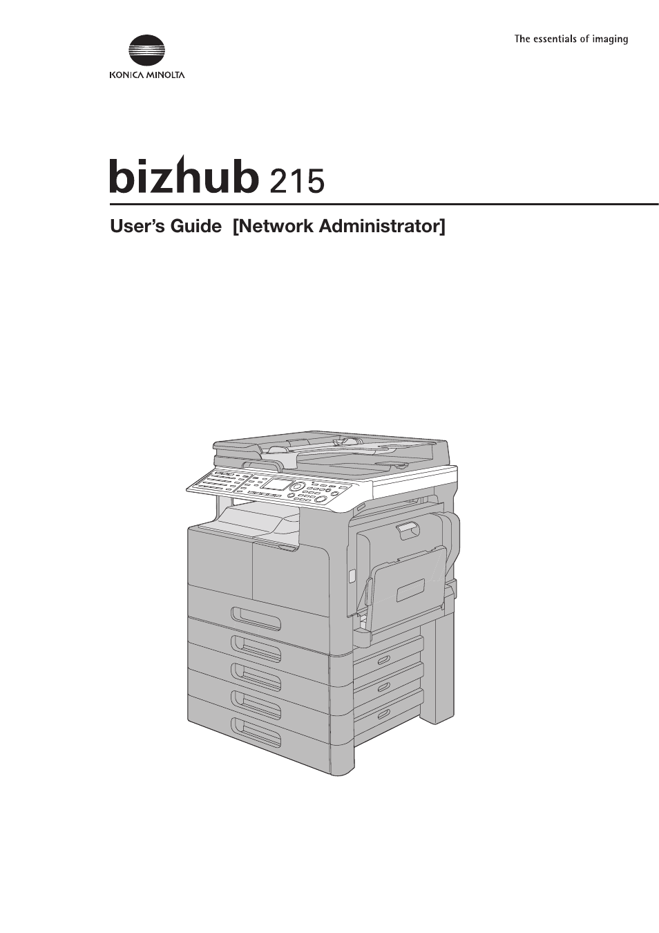 Konica Minolta Bizhub 215 User Manual | 93 pages