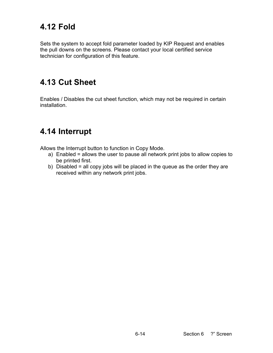 12 fold, 13 cut sheet, 14 interrupt | Konica Minolta KIP 2100 Scanner User Manual | Page 134 / 153