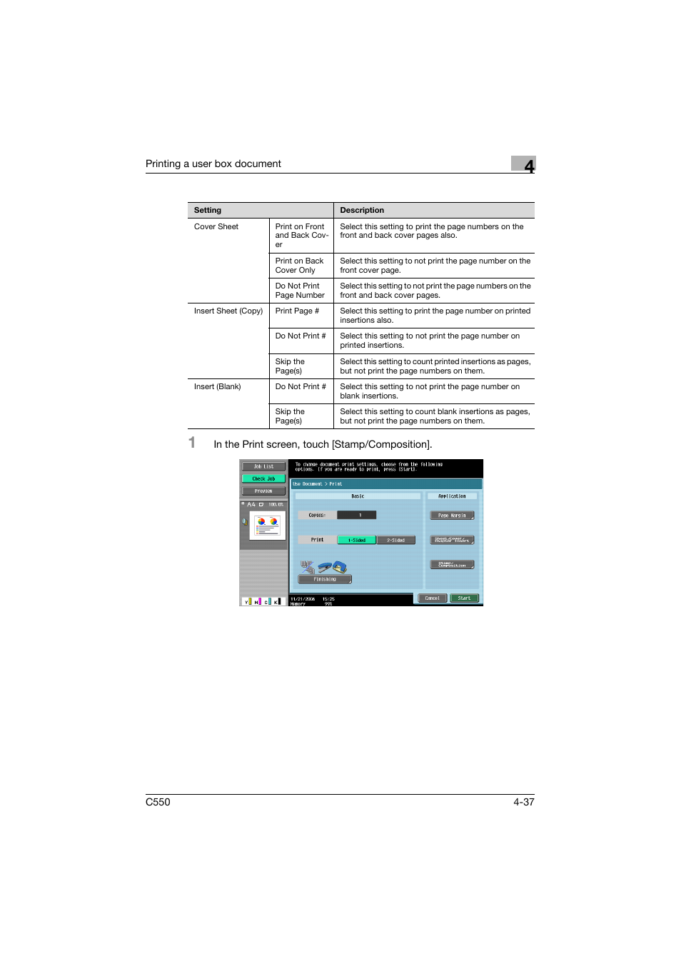 Konica Minolta bizhub C550 User Manual | Page 174 / 359
