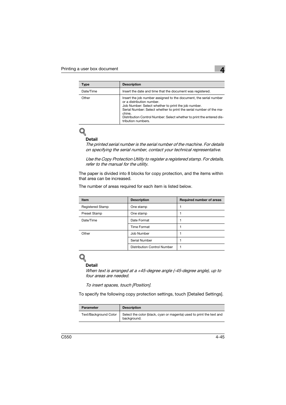 Konica Minolta bizhub C550 User Manual | Page 182 / 359