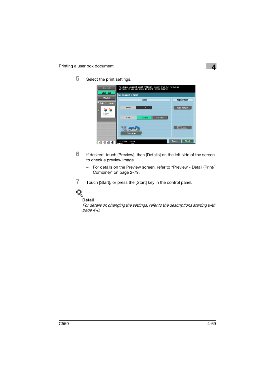 Konica Minolta bizhub C550 User Manual | Page 206 / 359