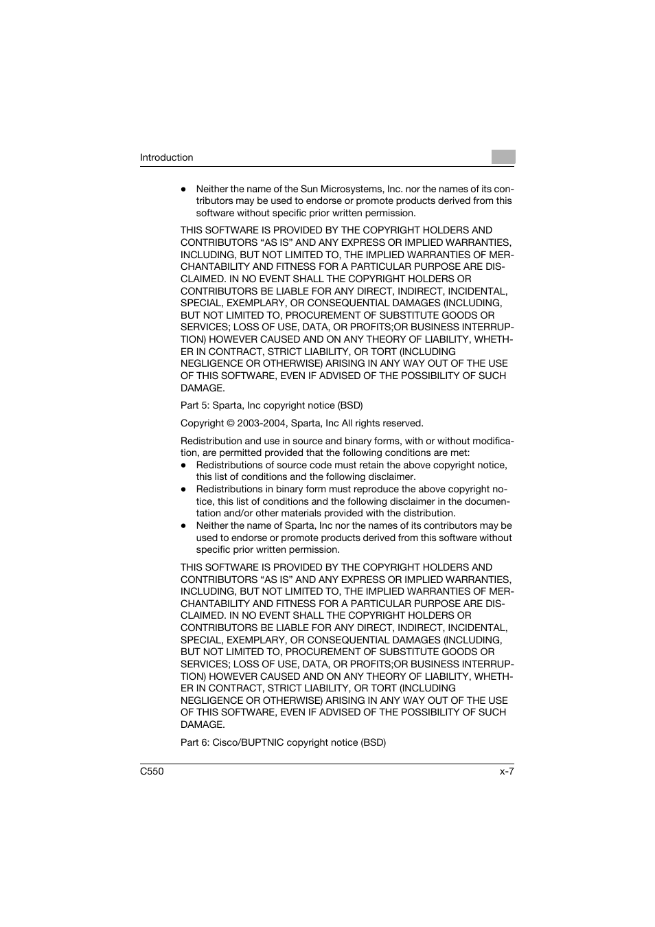 Konica Minolta bizhub C550 User Manual | Page 8 / 359