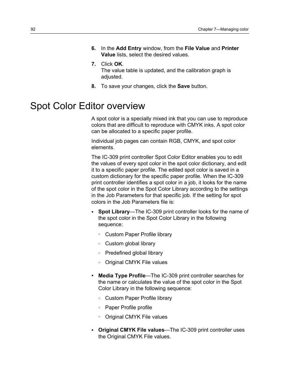 Spot color editor overview | Konica Minolta bizhub PRESS C1060 User Manual | Page 102 / 270