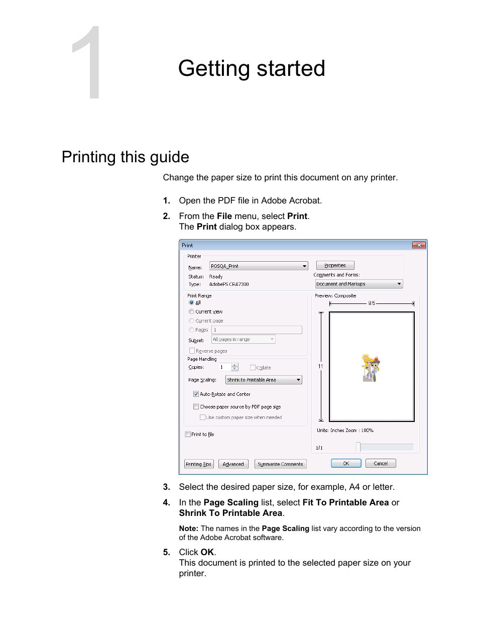 Getting started, Printing this guide | Konica Minolta bizhub PRESS C1060 User Manual | Page 11 / 270