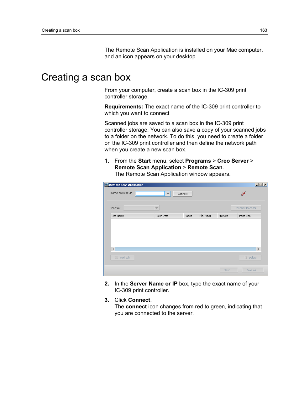 Creating a scan box | Konica Minolta bizhub PRESS C1060 User Manual | Page 173 / 270