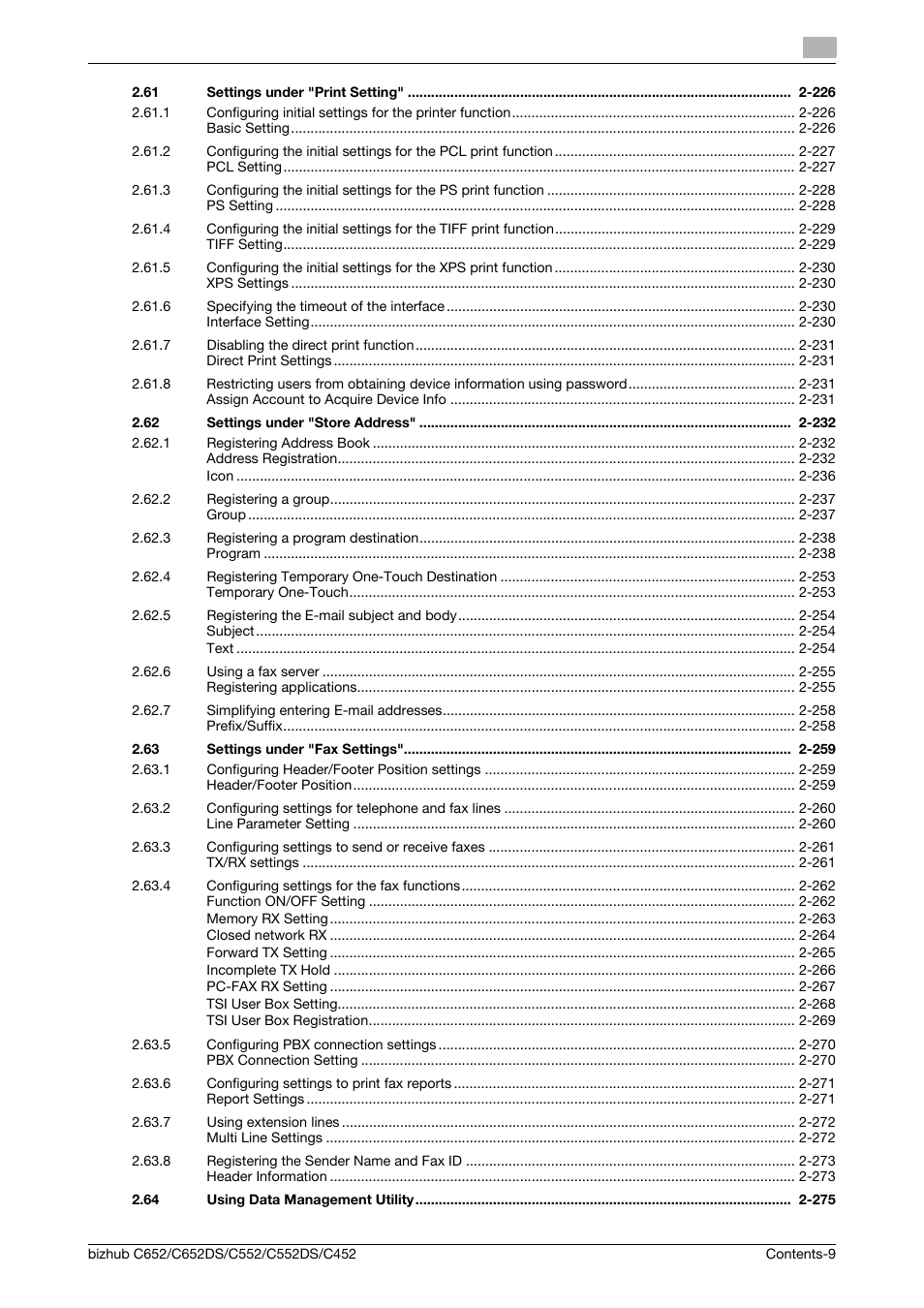 Konica Minolta BIZHUB C652DS User Manual | Page 10 / 343