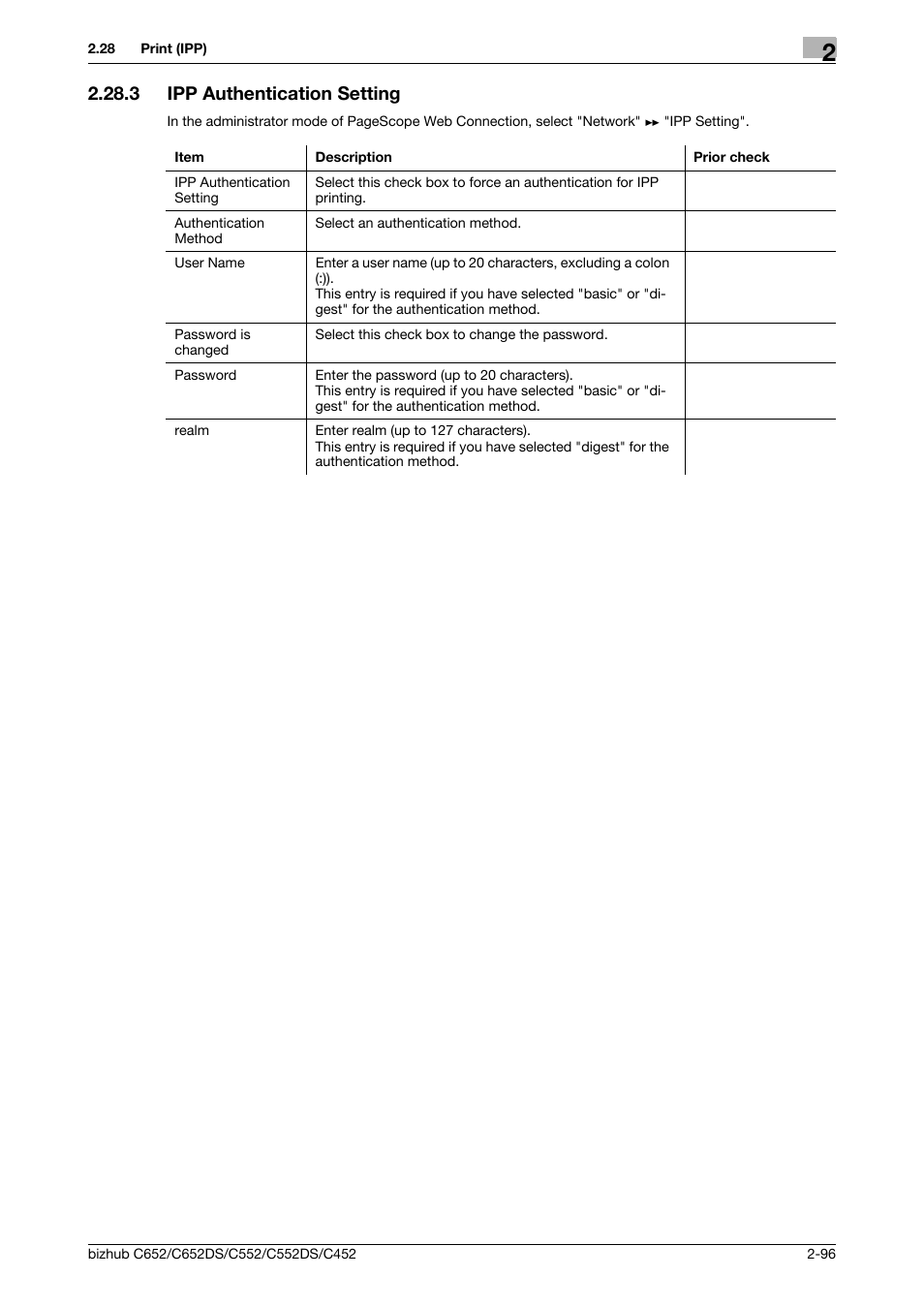 3 ipp authentication setting, Ipp authentication setting -96, Ipp authentication setting | Konica Minolta BIZHUB C652DS User Manual | Page 114 / 343