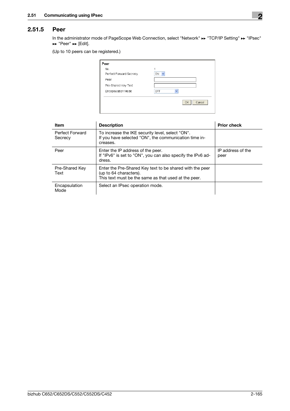 5 peer, Peer -165, Peer | Konica Minolta BIZHUB C652DS User Manual | Page 183 / 343