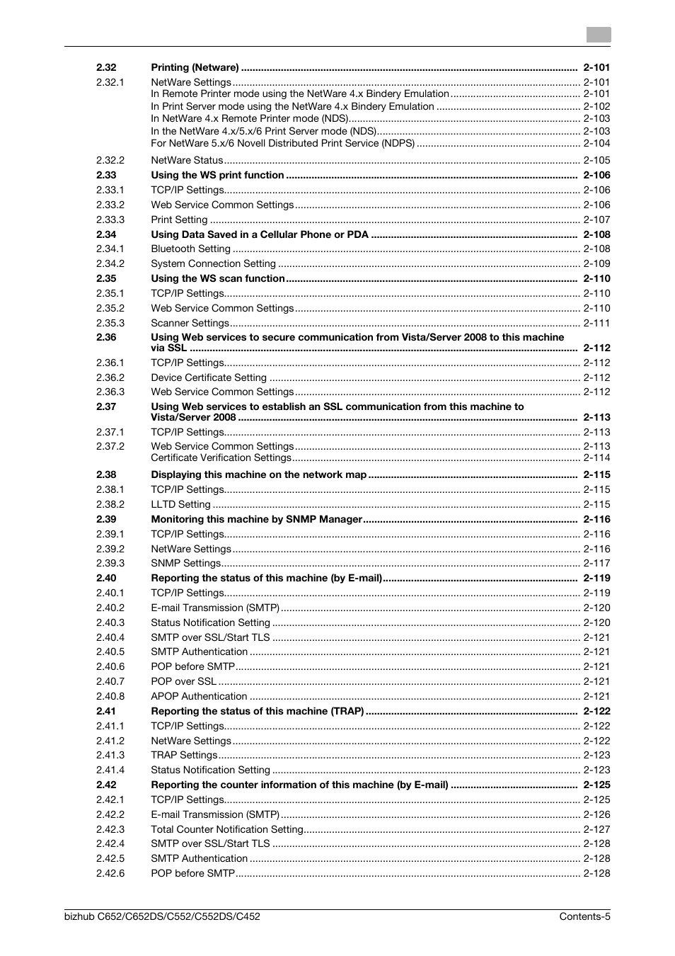 Konica Minolta BIZHUB C652DS User Manual | Page 6 / 343