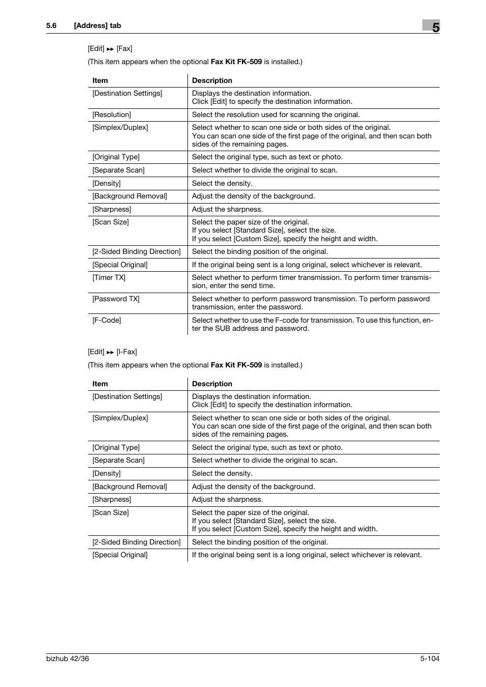 Konica Minolta bizhub 42 User Manual | Page 192 / 284