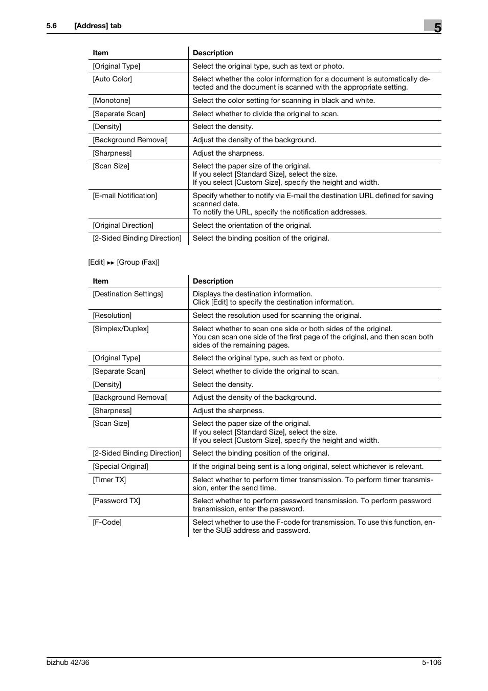 Konica Minolta bizhub 42 User Manual | Page 194 / 284