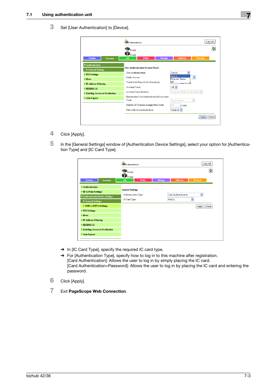 Konica Minolta bizhub 42 User Manual | Page 252 / 284