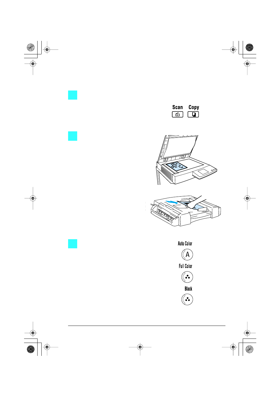 To make a basic copy | Konica Minolta CF2001 User Manual | Page 11 / 38