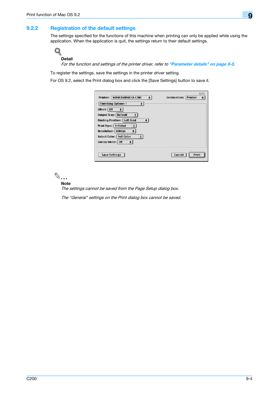 2 registration of the default settings, Registration of the default settings -4 | Konica Minolta bizhub C200 User Manual | Page 108 / 156
