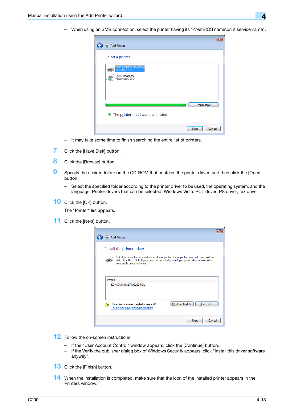 Konica Minolta bizhub C200 User Manual | Page 45 / 156