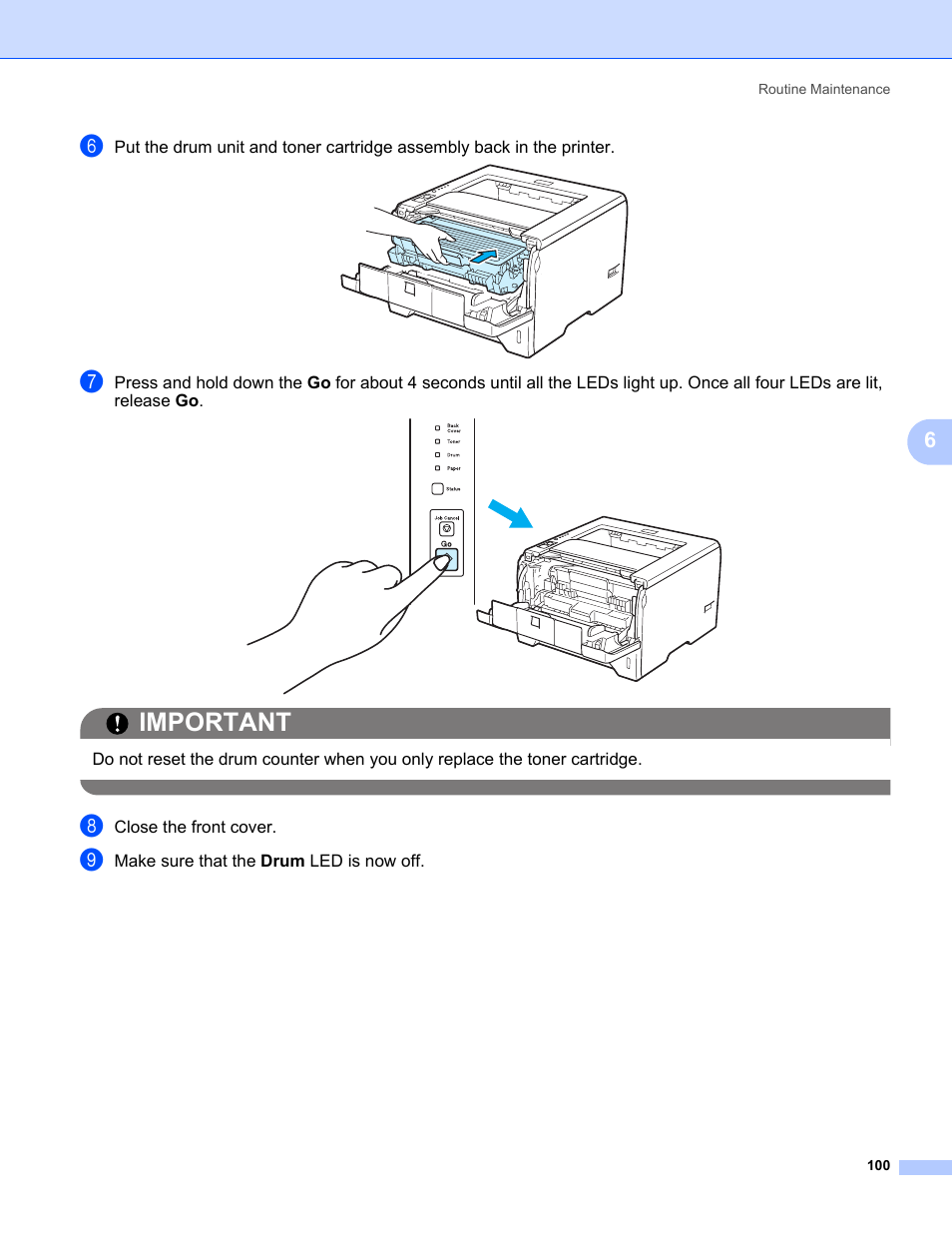Important | Konica Minolta bizhub 20P User Manual | Page 110 / 161