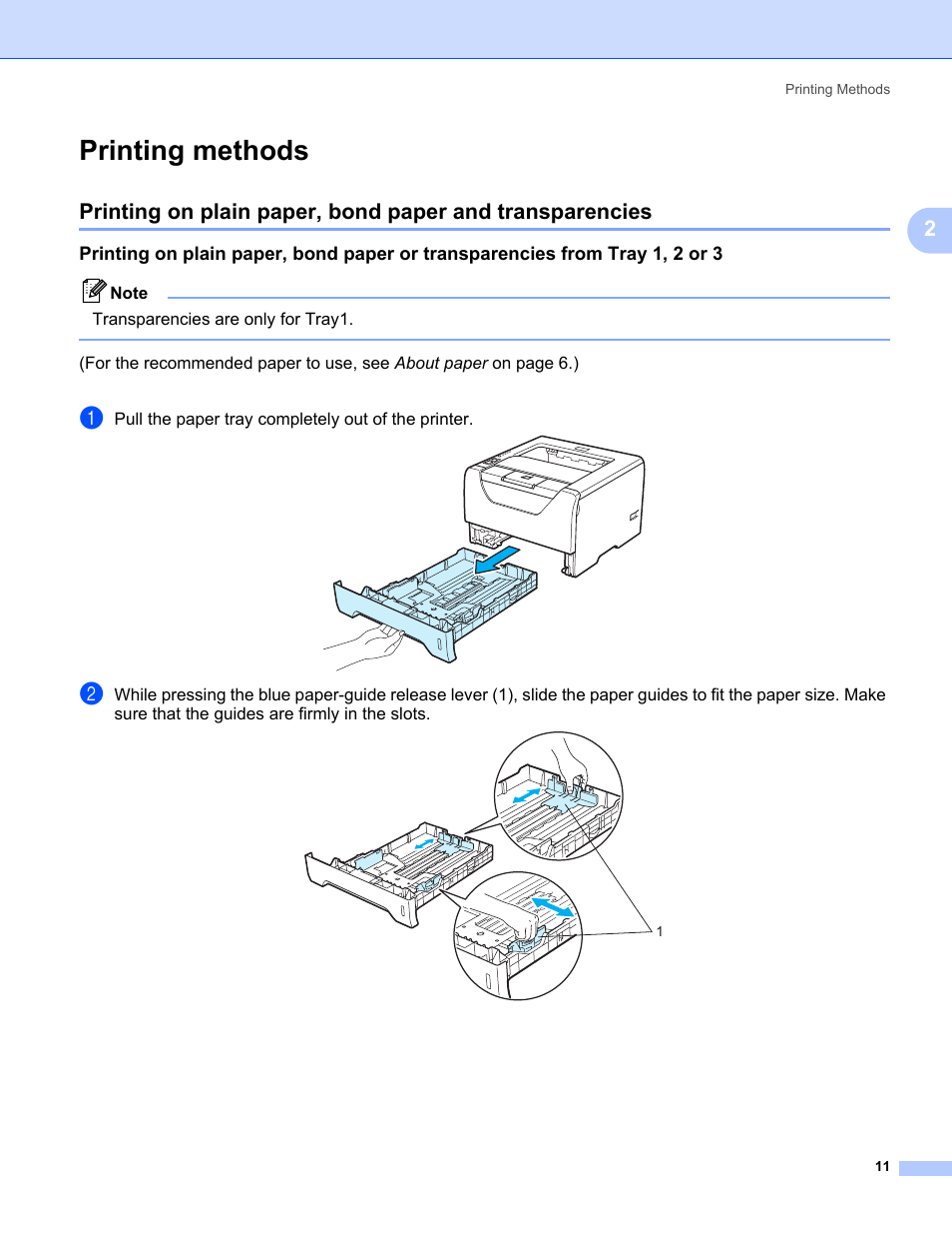 Printing methods | Konica Minolta bizhub 20P User Manual | Page 21 / 161