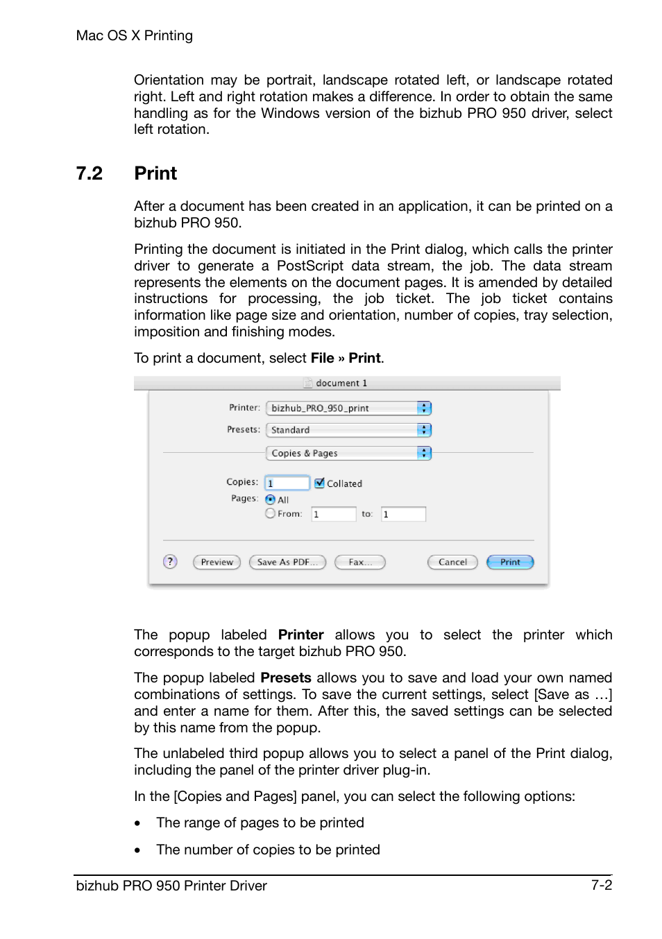 2 print | Konica Minolta bizhub PRO 950 User Manual | Page 126 / 160