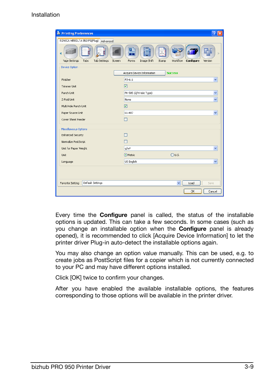 Konica Minolta bizhub PRO 950 User Manual | Page 29 / 160