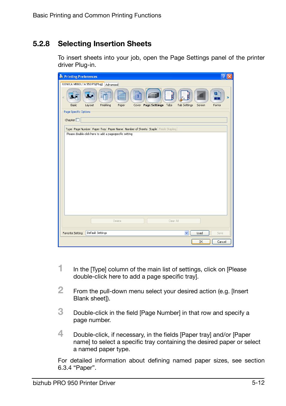 8 selecting insertion sheets | Konica Minolta bizhub PRO 950 User Manual | Page 55 / 160