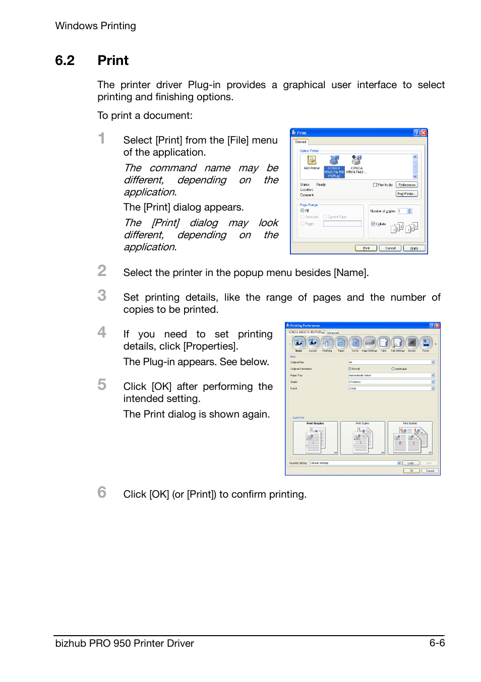 2 print | Konica Minolta bizhub PRO 950 User Manual | Page 70 / 160