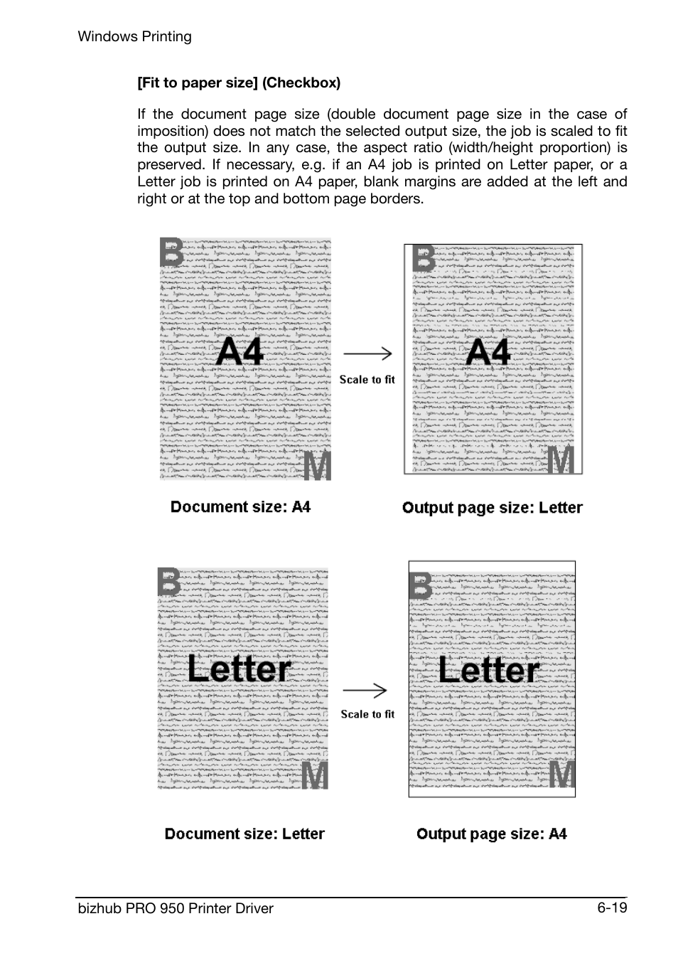 Fit to paper size] (checkbox) | Konica Minolta bizhub PRO 950 User Manual | Page 83 / 160