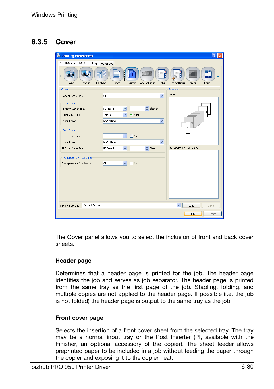 5 cover | Konica Minolta bizhub PRO 950 User Manual | Page 94 / 160