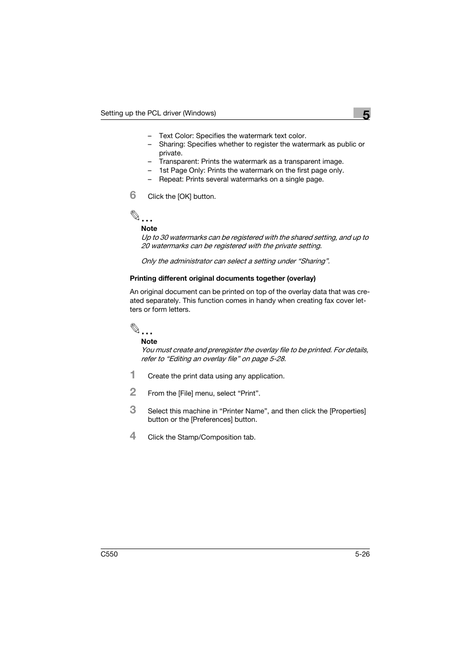 Konica Minolta bizhub C550 User Manual | Page 170 / 427