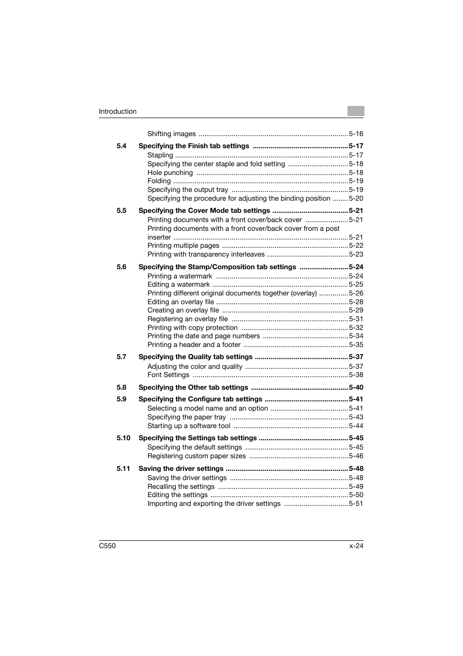 Konica Minolta bizhub C550 User Manual | Page 25 / 427