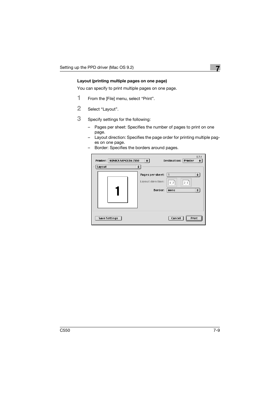 Konica Minolta bizhub C550 User Manual | Page 257 / 427