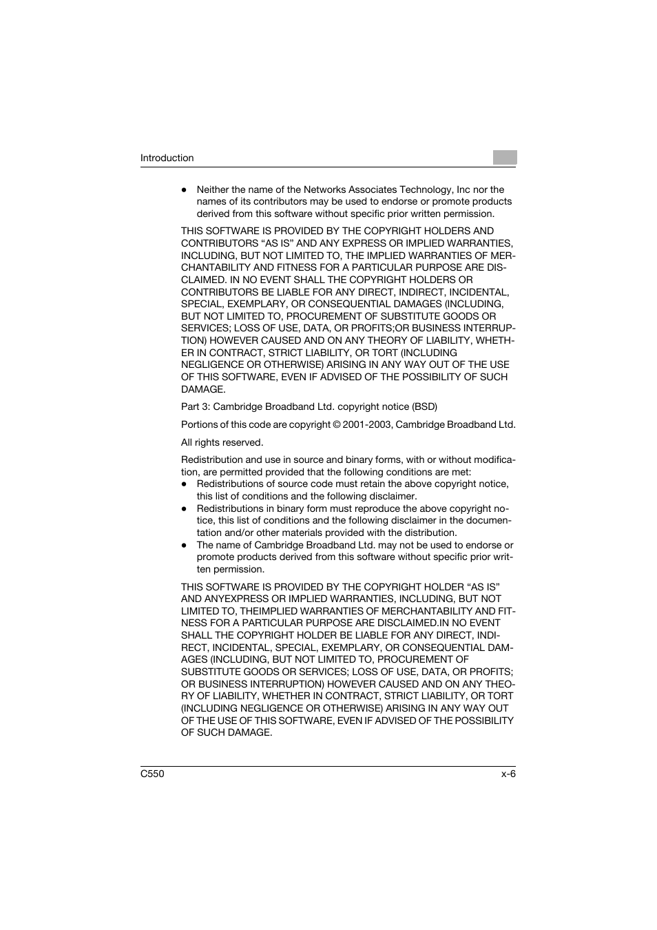 Konica Minolta bizhub C550 User Manual | Page 7 / 427