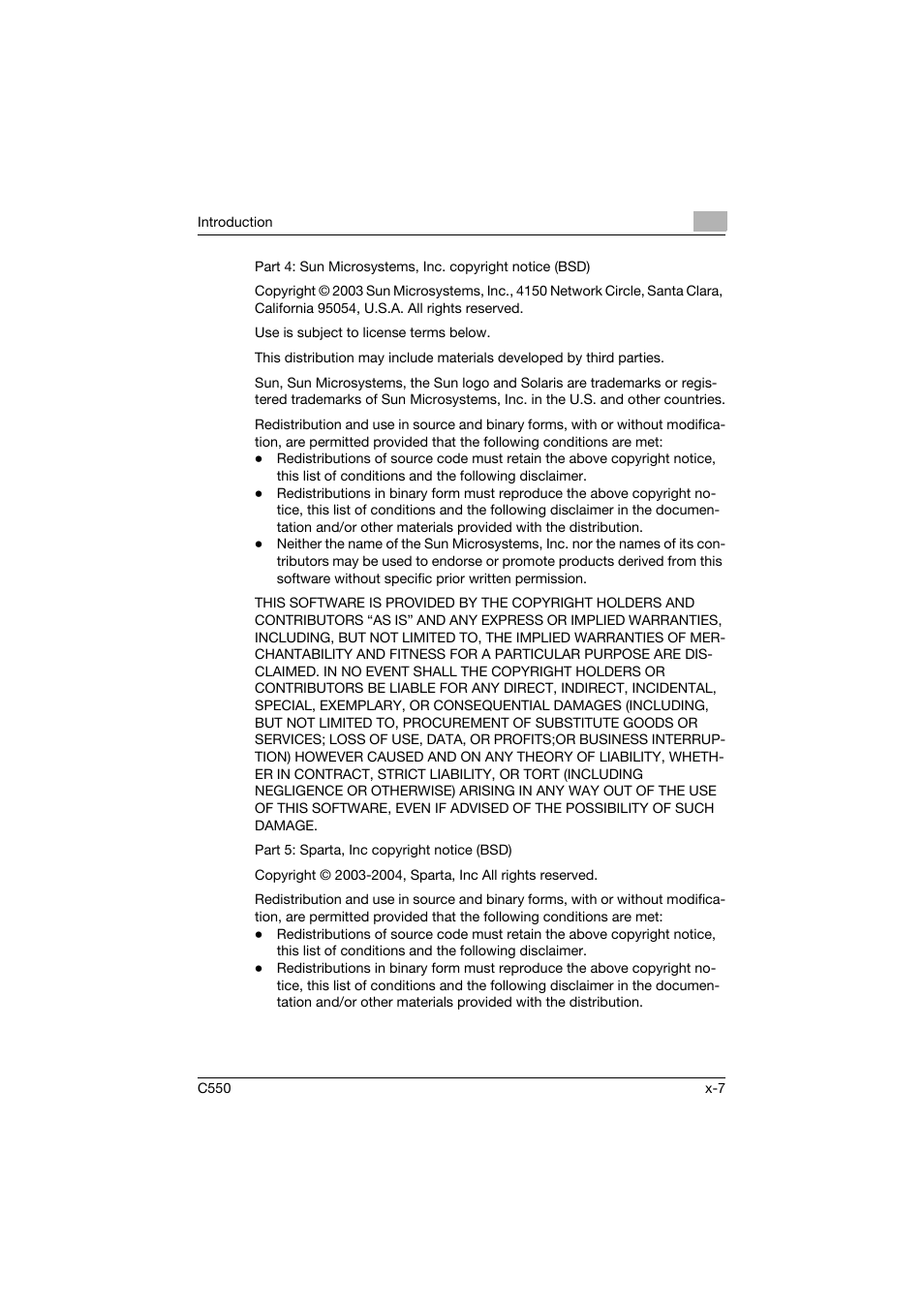 Konica Minolta bizhub C550 User Manual | Page 8 / 427