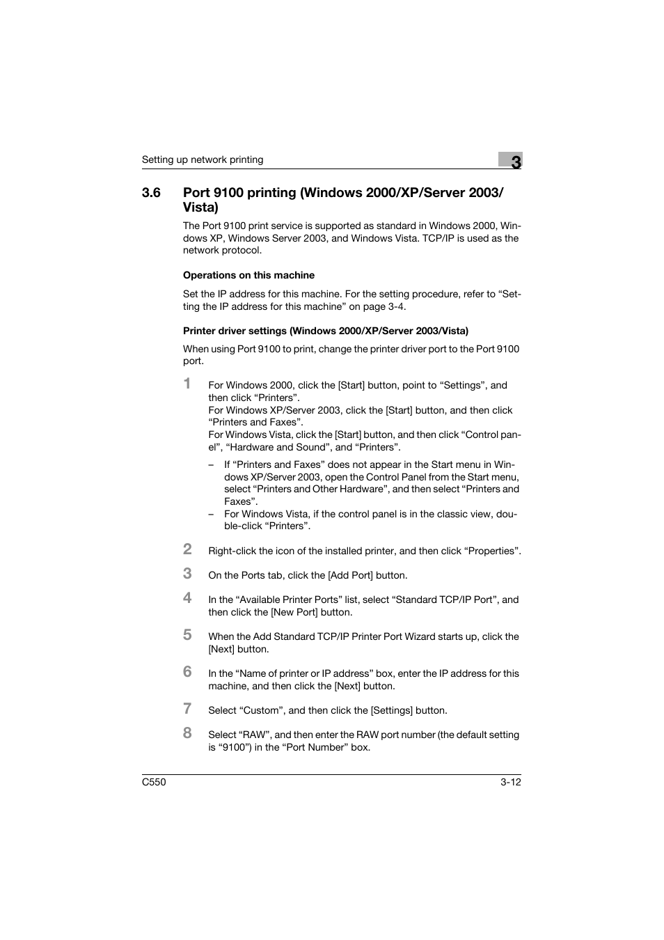 Operations on this machine | Konica Minolta bizhub C550 User Manual | Page 86 / 427