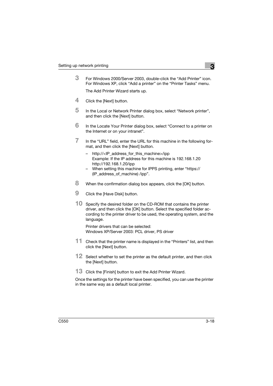 Konica Minolta bizhub C550 User Manual | Page 92 / 427