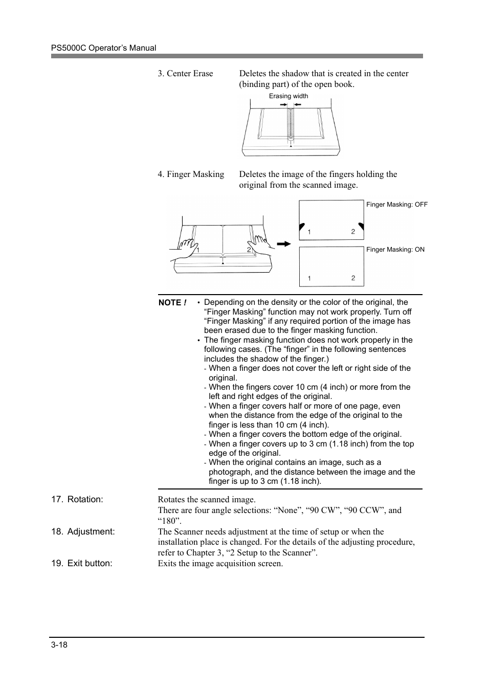 Konica Minolta PS5000C User Manual | Page 44 / 74