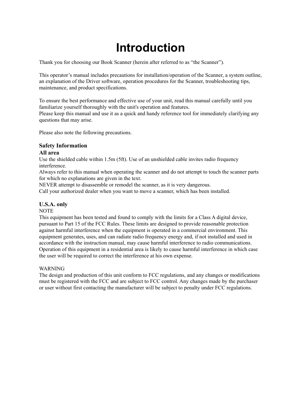 Introduction | Konica Minolta PS5000C User Manual | Page 9 / 74