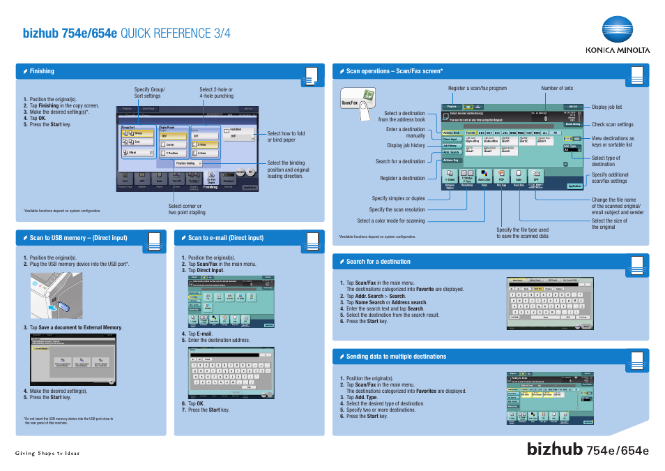 Konica Minolta bizhub 754e User Manual | Page 3 / 4