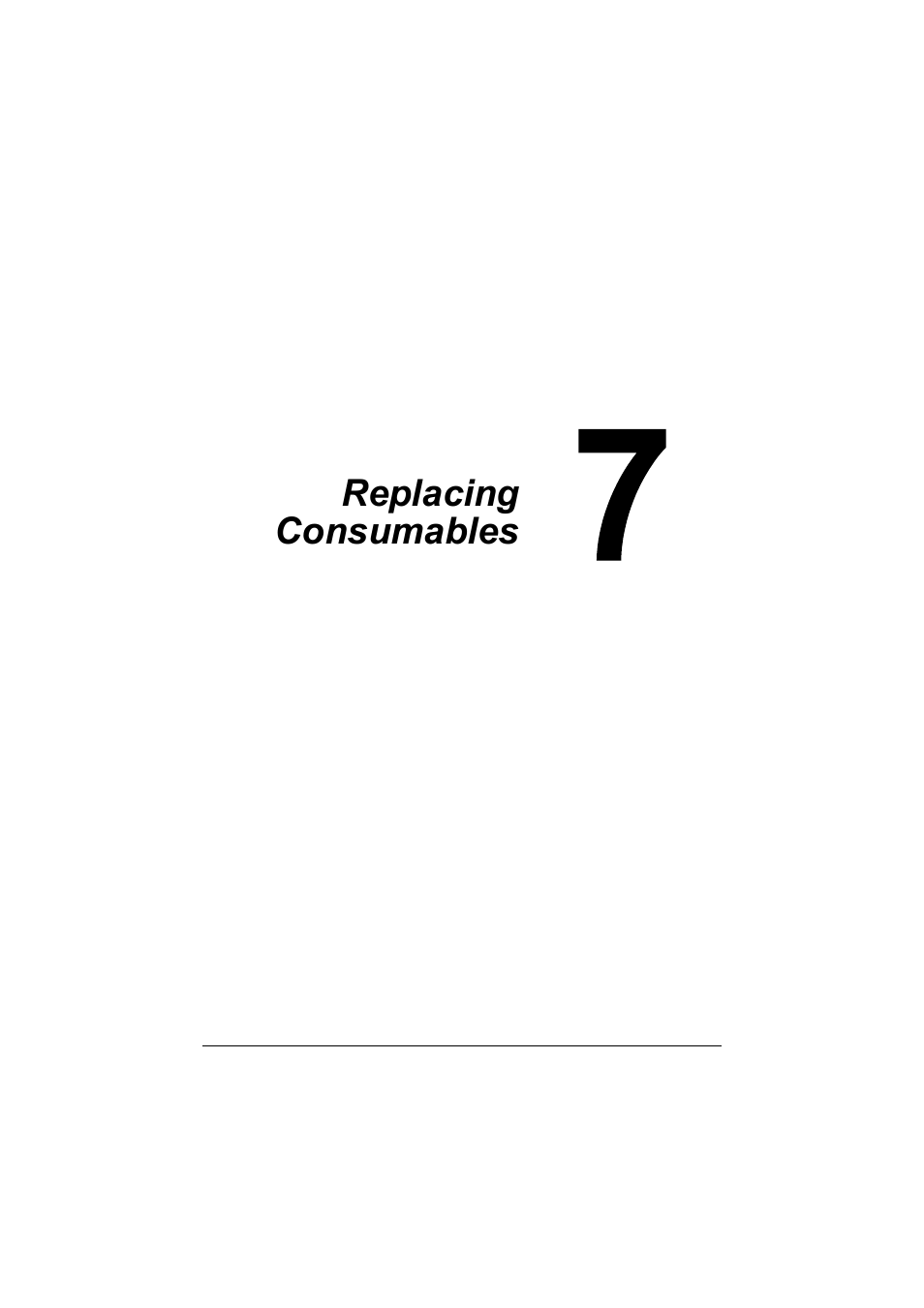 Ch.7 replacing consumables, Replacing consumables -1 | Konica Minolta bizhub C35P User Manual | Page 154 / 280