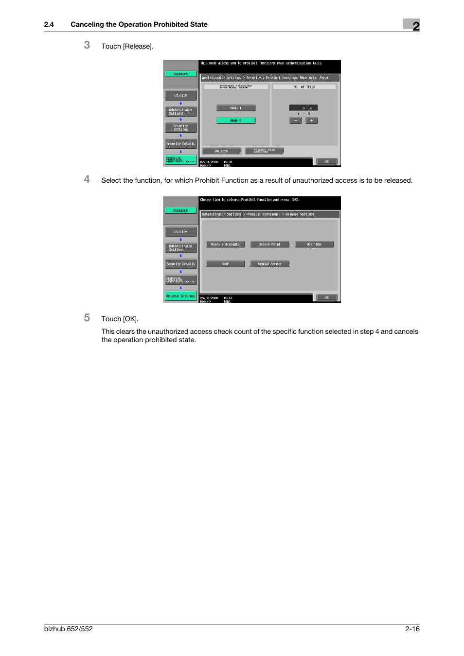 Konica Minolta bizhub Secure User Manual | Page 31 / 185