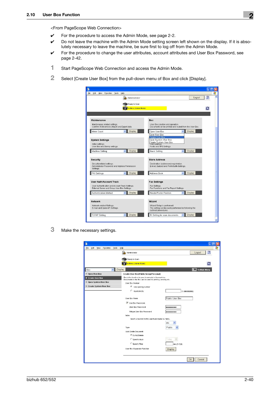 Konica Minolta bizhub Secure User Manual | Page 55 / 185