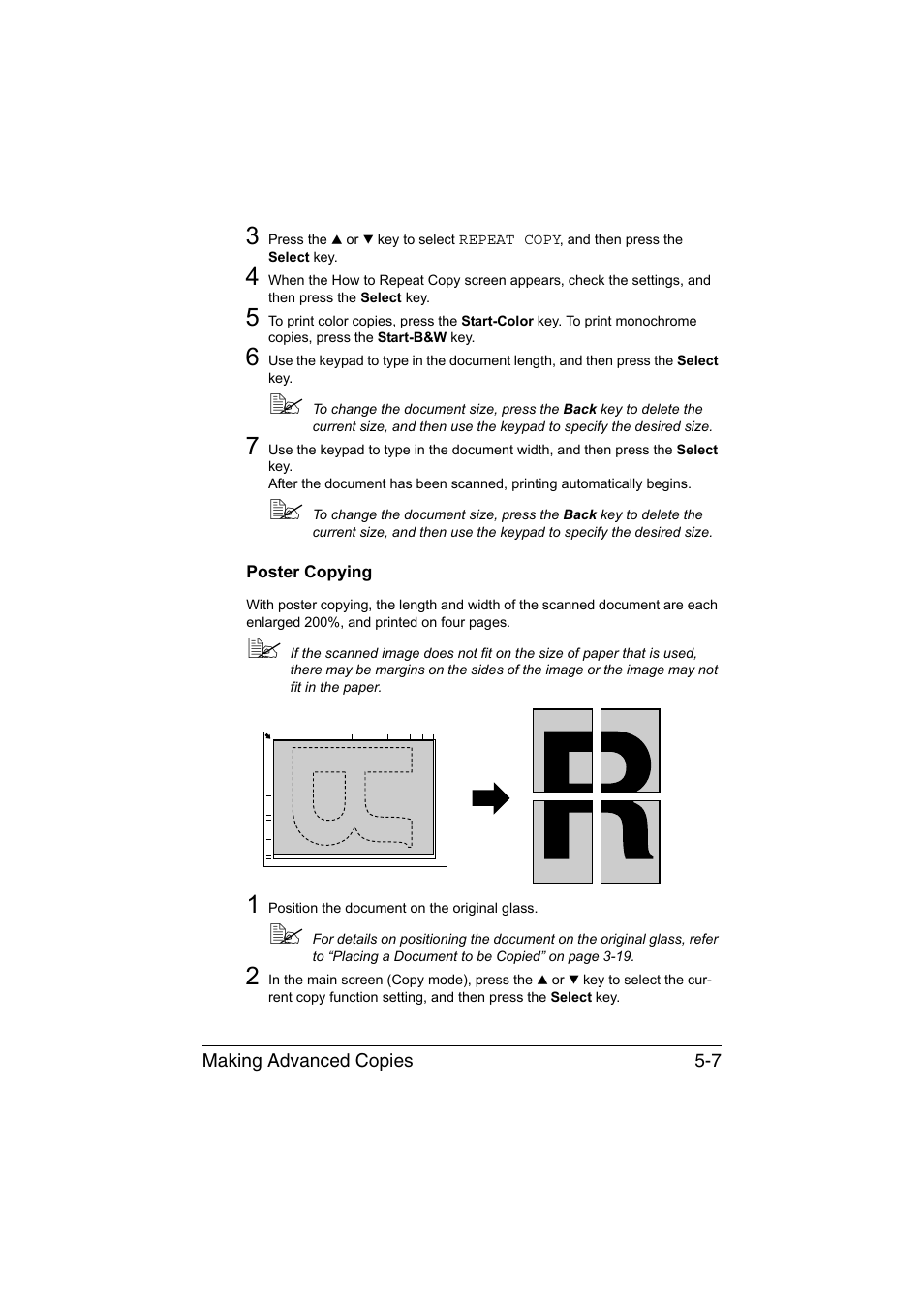 Poster copying, Poster copying -7 | Konica Minolta magicolor 1680MF User Manual | Page 76 / 169