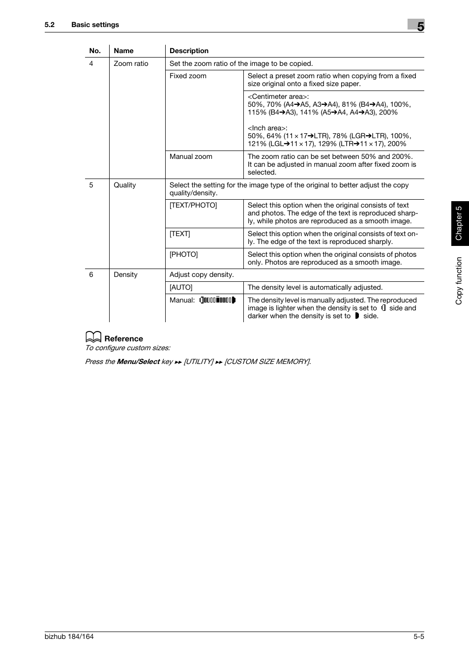 Konica Minolta bizhub 184 User Manual | Page 46 / 124