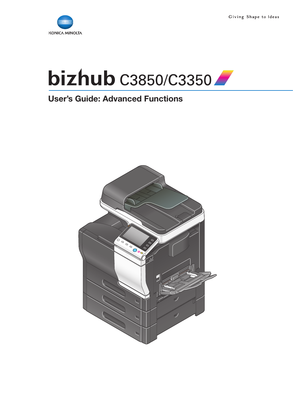 Konica Minolta bizhub C3350 User Manual | 15 pages